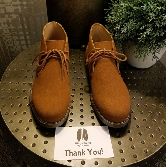 NWT Men's "Chukka" Suede Shoes - Picture 4 of 6